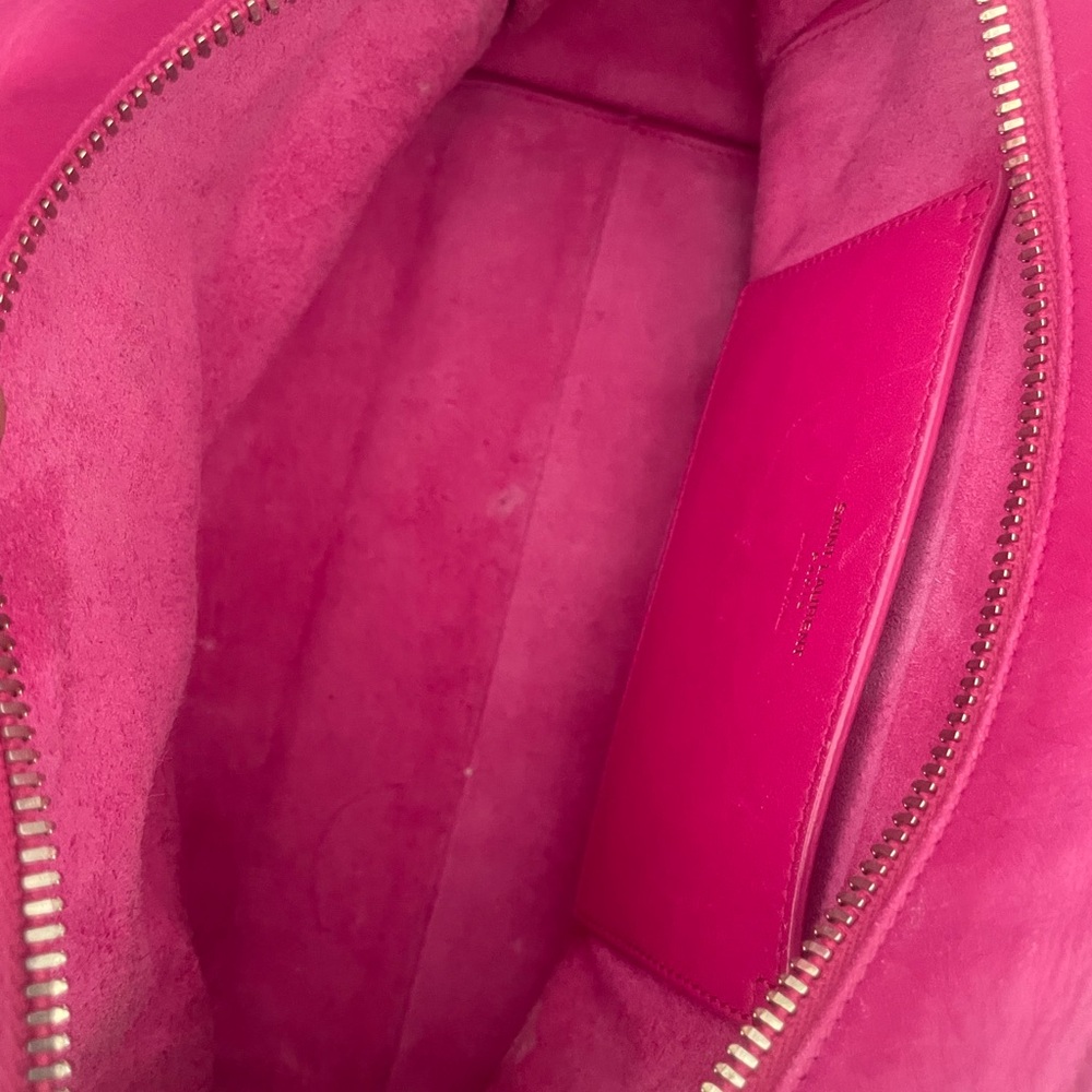 Saint Laurent Pink Leather Satchel - Picture 3 of 4